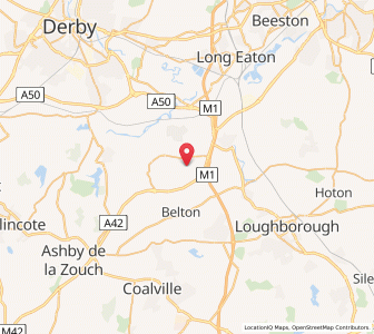 Map of Diseworth, EnglandEngland