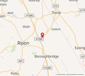 Map of Dishforth, EnglandEngland