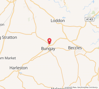 Map of Ditchingham, EnglandEngland