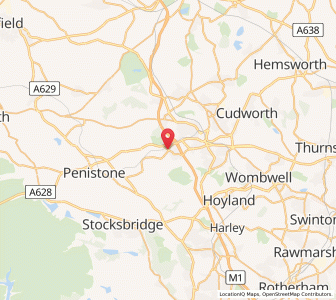 Map of Dodworth, EnglandEngland