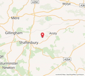 Map of Donhead Saint Andrew, EnglandEngland