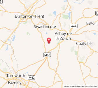 Map of Donisthorpe, EnglandEngland