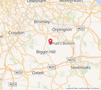 Map of Downe, EnglandEngland