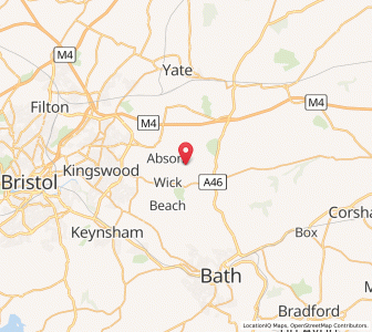 Map of Doynton, EnglandEngland