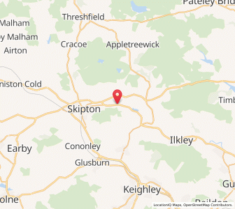 Map of Draughton, EnglandEngland