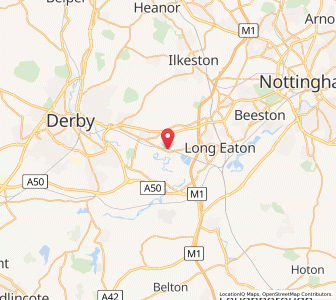 Map of Draycott, EnglandEngland