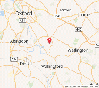 Map of Drayton Saint Leonard, EnglandEngland