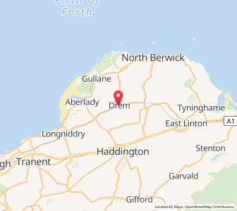 Map of Drem, ScotlandScotland