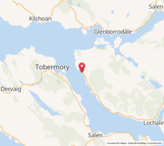 Map of Drimnin, ScotlandScotland