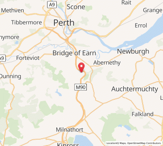 Map of Dron, ScotlandScotland