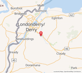 Map of Drumahoe, Northern IrelandNorthern Ireland