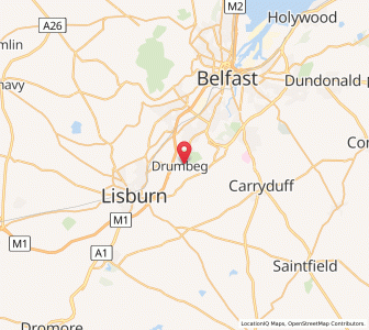 Map of Drumbeg, Northern IrelandNorthern Ireland