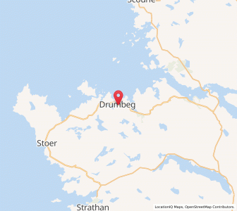 Map of Drumbeg, ScotlandScotland