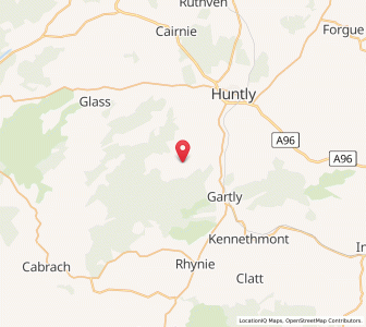 Map of Drumfergue, ScotlandScotland
