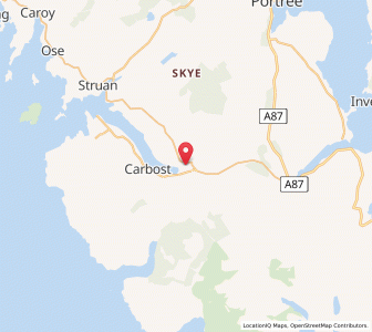 Map of Drynoch, ScotlandScotland