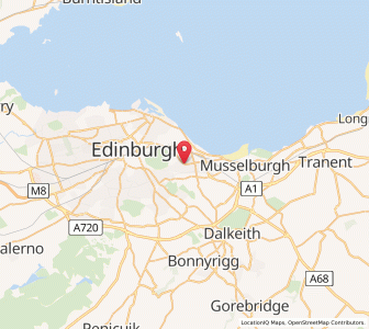 Map of Duddingston, ScotlandScotland