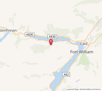 Map of Duisky, ScotlandScotland