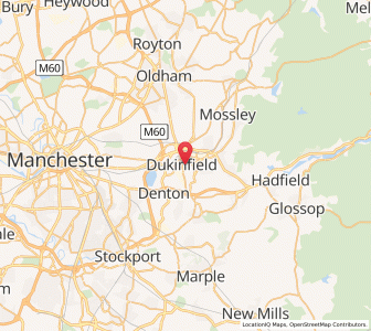 Map of Dukinfield, EnglandEngland