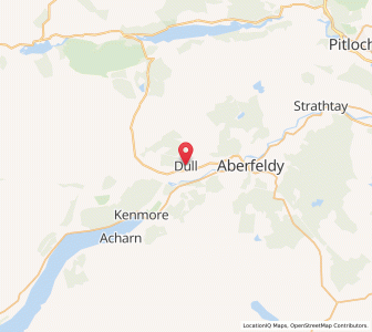 Map of Dull, ScotlandScotland