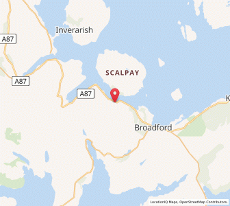 Map of Dunan, ScotlandScotland