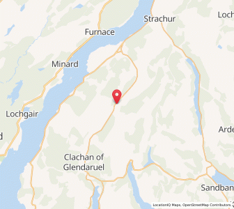 Map of Dunans, ScotlandScotland
