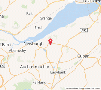 Map of Dunbog, ScotlandScotland