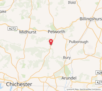 Map of Duncton, EnglandEngland