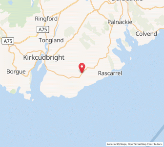 Map of Dundrennan, ScotlandScotland