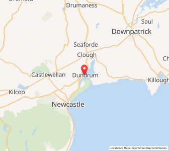 Map of Dundrum, Northern IrelandNorthern Ireland