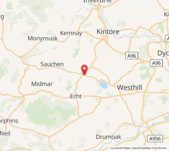 Map of Dunecht, ScotlandScotland