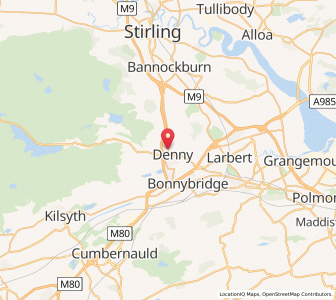 Map of Dunipace, ScotlandScotland