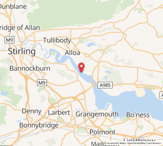 Map of Dunmore, ScotlandScotland