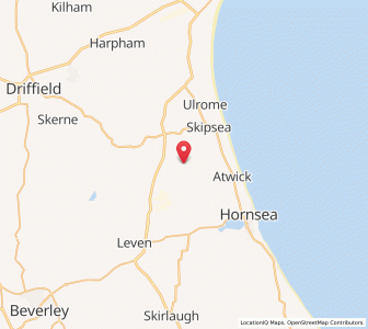 Map of Dunnington, EnglandEngland