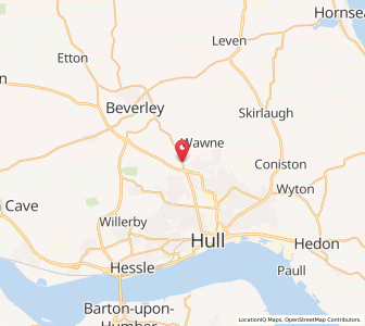 Map of Dunswell, EnglandEngland