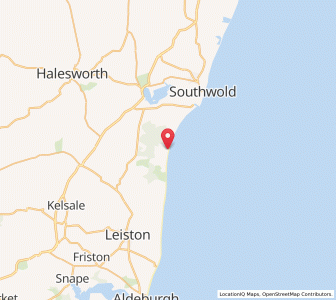 Map of Dunwich, EnglandEngland