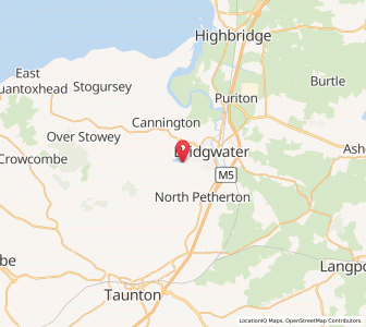 Map of Durleigh, EnglandEngland