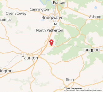 Map of Durston, EnglandEngland