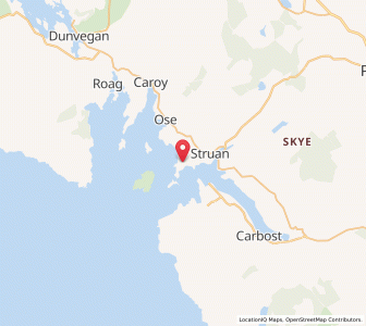 Map of Eabost, ScotlandScotland