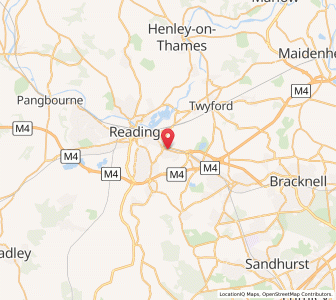 Map of Earley, EnglandEngland