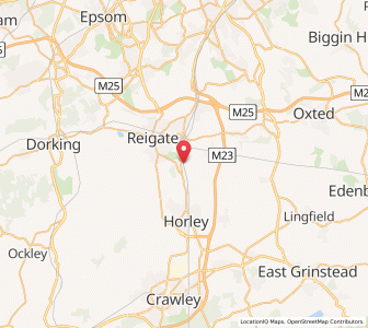 Map of Earlswood, EnglandEngland