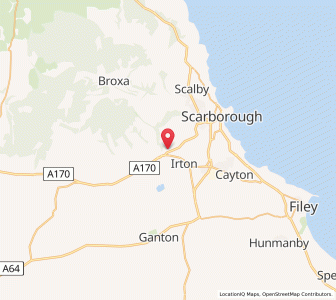 Map of East Ayton, EnglandEngland