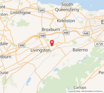 Map of East Calder, ScotlandScotland