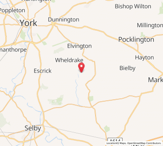 Map of East Cottingwith, EnglandEngland