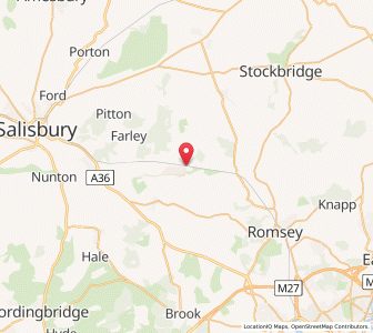 Map of East Dean, EnglandEngland