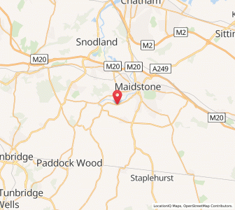 Map of East Farleigh, EnglandEngland