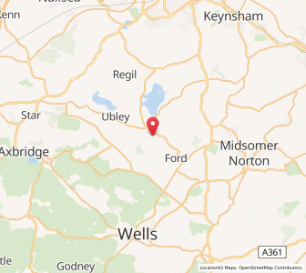 Map of East Harptree, EnglandEngland