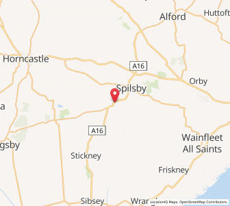 Map of East Keal, EnglandEngland