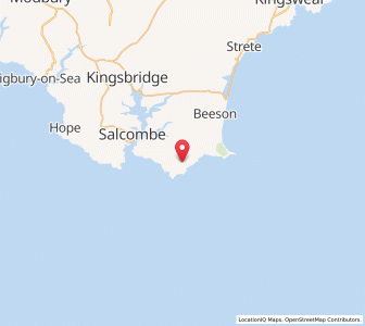 Map of East Prawle, EnglandEngland