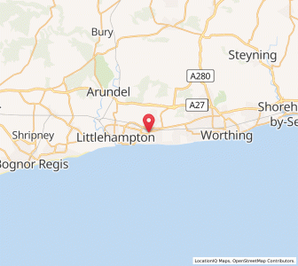 Map of East Preston, EnglandEngland