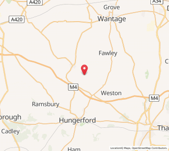 Map of Eastbury, EnglandEngland